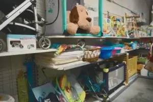 Rayon de jouets et de puériculture de seconde main
