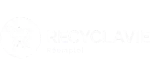 Logo Recyclavie Blanc